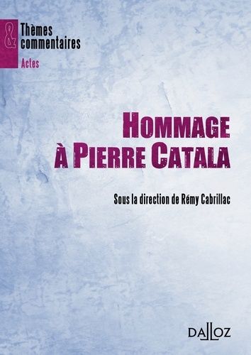 Emprunter Hommage à Pierre Catala livre