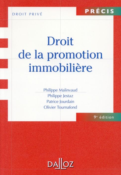 Emprunter Droit de la promotion immobilière. 9e édition livre