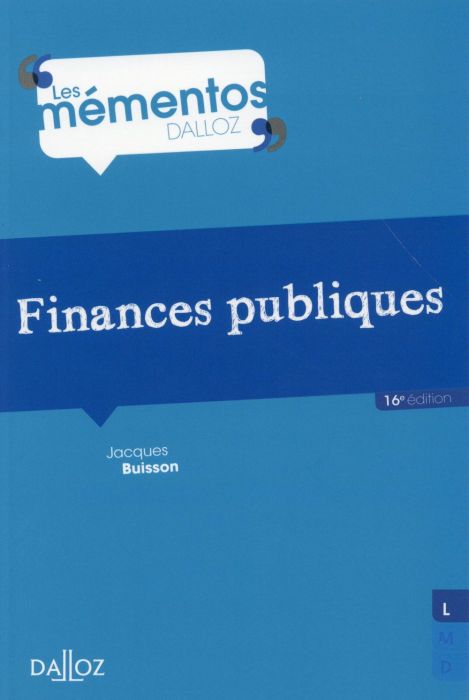 Emprunter Finances publiques. 16e édition livre