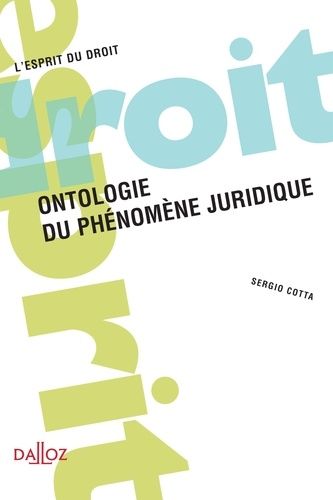 Emprunter Ontologie du phénomène juridique livre