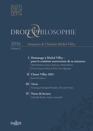 Emprunter Droit & Philosophie N° 8/2016 livre