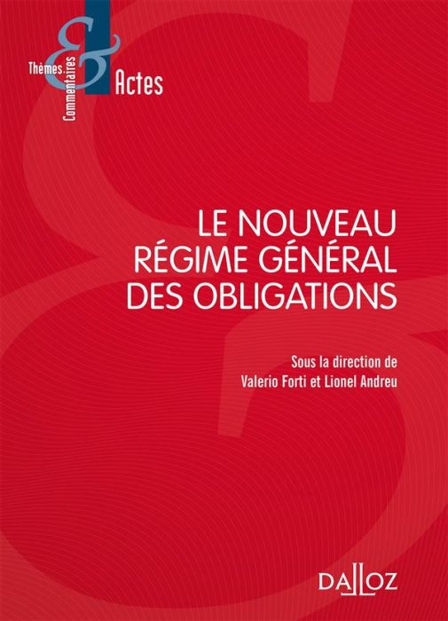 Emprunter Le nouveau régime général des obligations livre