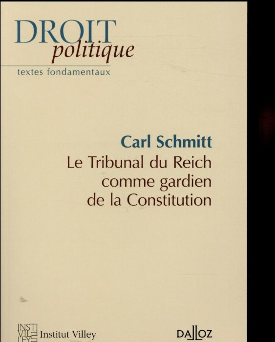 Emprunter Le tribunal du Reich comme gardien de la Constitution livre