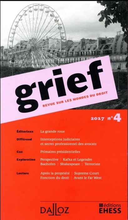 Emprunter Grief N° 4/2017 livre