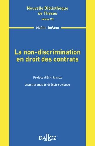 Emprunter La non-discrimination en droit des contrats livre