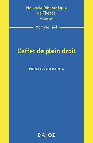 Emprunter L'effet de plein droit livre