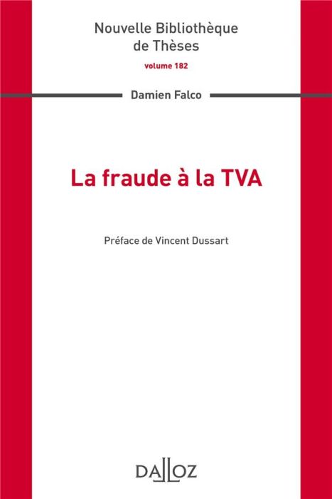 Emprunter La fraude à la TVA livre