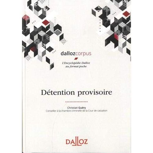 Emprunter Détention provisoire. Edition 2019 livre