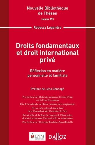 Emprunter Droits fondamentaux et droit international privé. Réflexion en matière personnelle et familiale livre