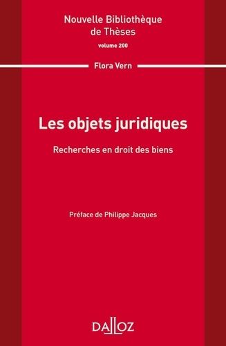 Emprunter Les objets juridiques. Recherche en droit des biens livre