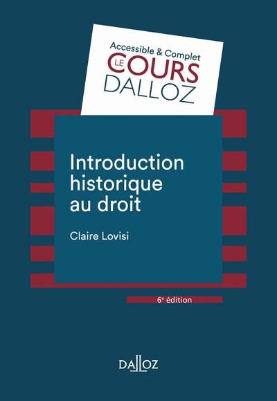 Emprunter Introduction historique au droit. 6e édition livre