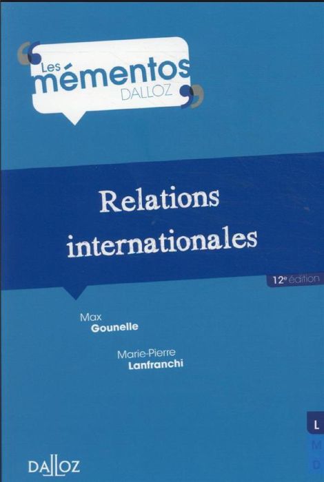 Emprunter Relations internationales. 12e édition livre