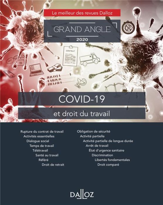 Emprunter COVID-19 et droit du travail. Edition 2020 livre