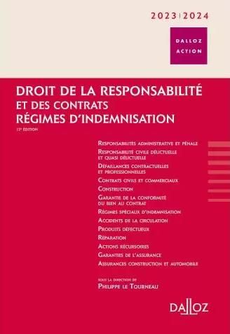 Emprunter Droit de la responsabilité et des contrats. Régimes d'indemnisation, Edition 2023-2024 livre