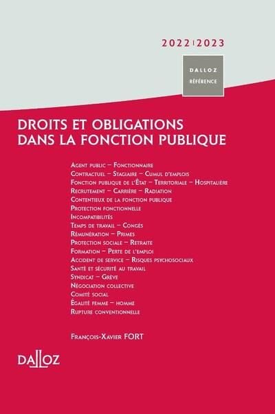 Emprunter Droits et obligations dans la fonction publique. Edition 2022-2023 livre