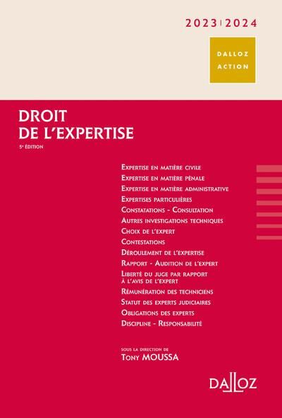 Emprunter Droit de l'expertise. Edition 2023-2024 livre