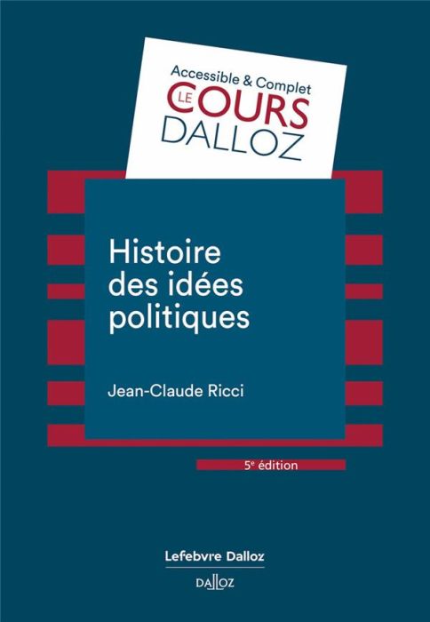 Emprunter Histoire des idées politiques. 5e édition revue et augmentée livre