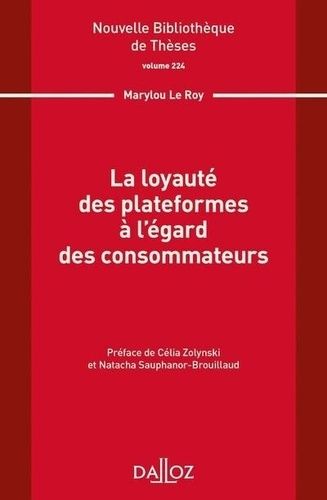 Emprunter La loyauté des plateformes à l'égard des consommateurs livre