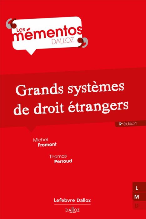 Emprunter Grands systèmes de droit étrangers. 9e édition livre