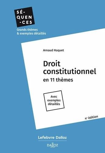 Emprunter Droit constitutionnel en 11 thèmes. 4e édition livre