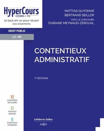 Emprunter Contentieux administratif. 7e édition livre