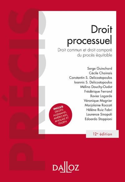 Emprunter Droit processuel. Droit commun et droit comparé du procès équitable, 12e édition livre