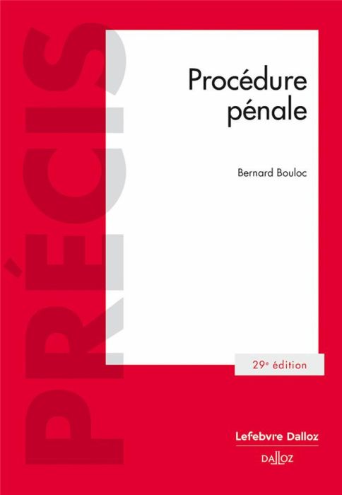 Emprunter Procédure pénale. 29e édition livre