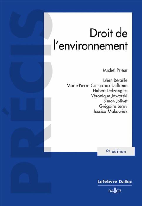 Emprunter Droit de l'environnement. 9e édition livre