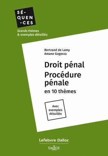 Emprunter Droit pénal et procédure pénale. Edition 2024 livre