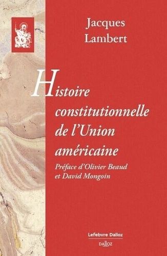 Emprunter Histoire constitutionnelle de l'Union américaine livre