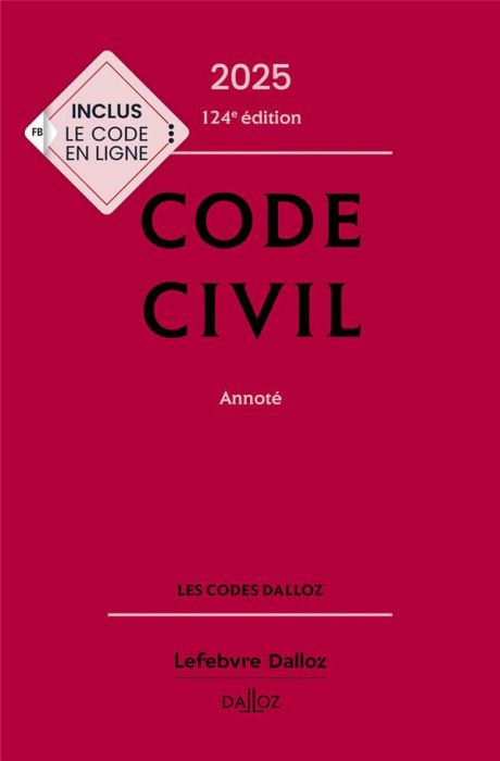 Emprunter Code civil. Annoté, Edition 2025 livre