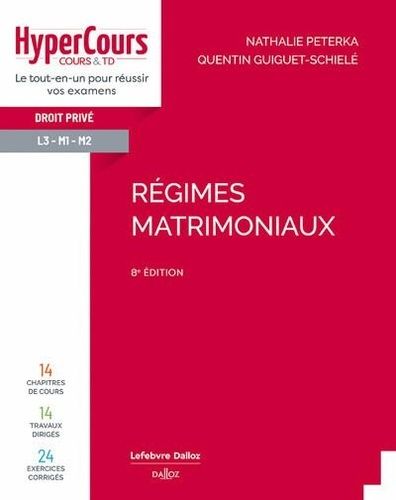 Emprunter Régimes matrimoniaux. 8e édition livre