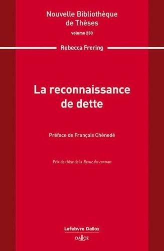 Emprunter La reconnaissance de dette livre