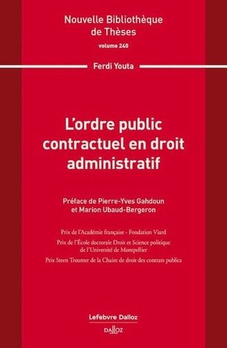 Emprunter L'ordre public contractuel en droit administratif livre