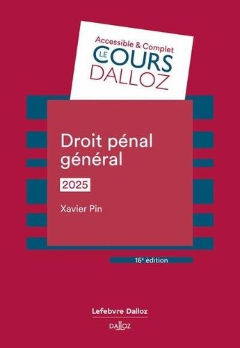 Emprunter Droit pénal général. Edition 2025 livre