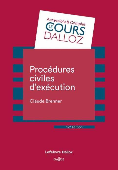 Emprunter Procédures civiles d'exécution. 12e édition livre