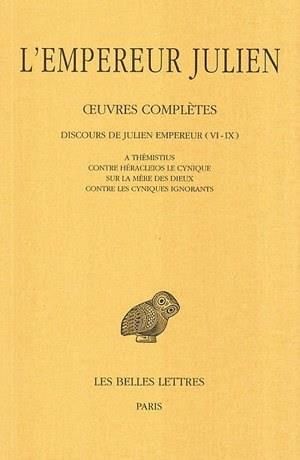 Emprunter Oeuvres complètes. Tome II, 1ère partie, Discours de Julien l'empereur (X-XII) à Thémistius %3B contre livre