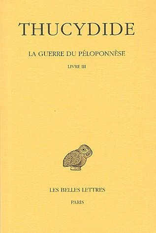 Emprunter La Guerre du Péloponnèse. Livre 3, Edition bilingue français-grec ancien livre