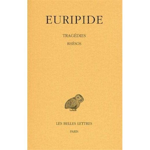 Emprunter Tragédie. Tome 7, 2e partie, Rhésos, Edition bilingue français-grec ancien livre