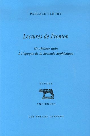 Emprunter Lectures de Fronton. Un rhéteur latin à l'époque de la Seconde Sophistique livre