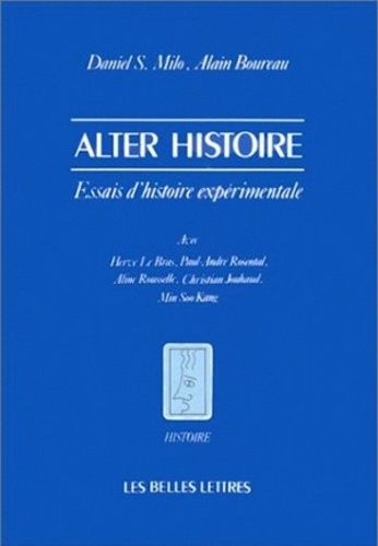 Emprunter Alter histoire. Essais d'histoire expérimentale livre