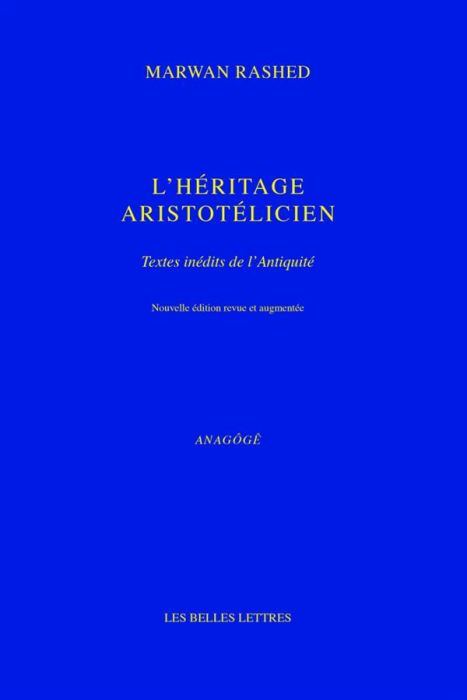 Emprunter L'héritage aristotélicien. Textes inédits de l'Antiquité, Edition revue et augmentée livre