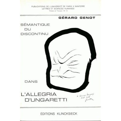 Emprunter Sémantique du discontinu dans L'Allegria d'Ungaretti livre