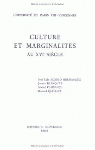 Emprunter Culture et marginalités au XVIe siècle livre