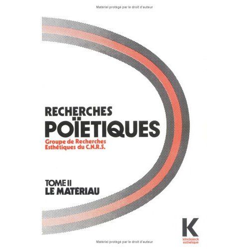 Emprunter Recherches poïétiques. Tome 2, 16 études originales livre