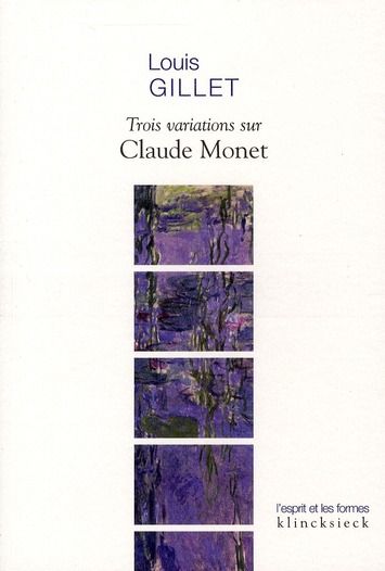 Emprunter Trois variations sur Claude Monet livre