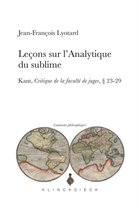 Emprunter Leçons sur l'analytique du sublime. Kant, Critique de la faculté de juger, 23-29 livre