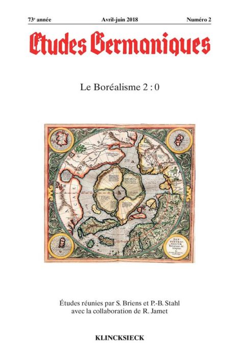 Emprunter Etudes Germaniques N° 290, 2/2018 : Le boréalisme 2.0 livre