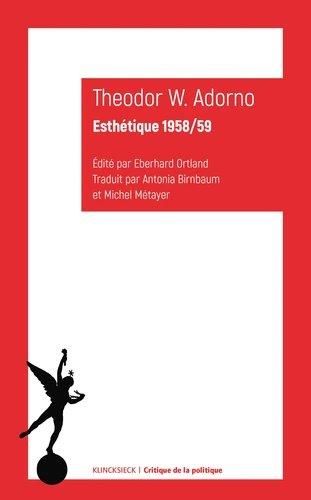 Emprunter Esthétique 1958/59 livre