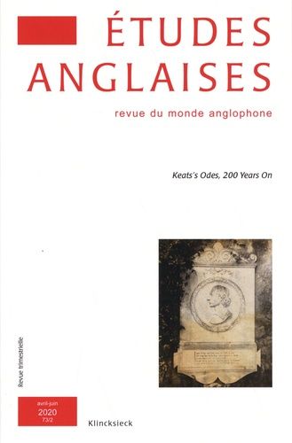 Emprunter Etudes anglaises N° 2/2020 : Keats’s Odes, 200 years on. Edition livre